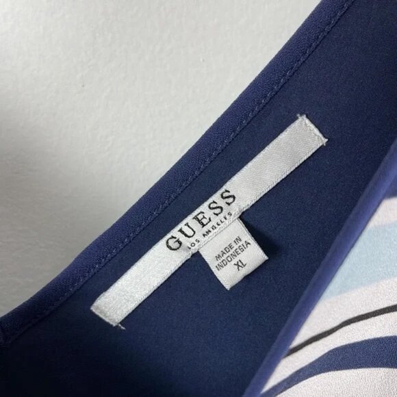 ✨3/$25✨ Guess Delta Bow Tie Floral Print Dress - XL - Picture 6 of 6